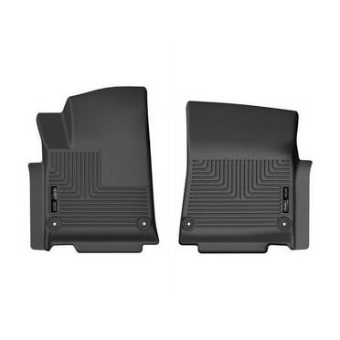 Husky Liners by RealTruck Weatherbeater Floor Mats Fits 2022-2024 Rivian R1S & R1T Front, 2-pc Black-13081