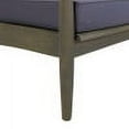 thumbnail image 5 of GDF Studio Emmry Outdoor Acacia Wood Club Chair, Gray and Dark Gray, 5 of 7