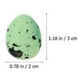 thumbnail image 2 of Shisuyan 150PCS Easter Foams Bird Egg Decors Colorful Easter Simulation Quail Egg Decors, 2 of 8