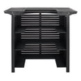 thumbnail image 6 of SAFAVIEH 46" Acacia Wood Patio Bar Table with Weather-Resistant Feature, Black, 6 of 12