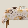 thumbnail image 3 of Wukai Cute Bee Gnome1 Waterproof Tablecloth for Kitchen Dining, Fits Square Tables for 2-4 Seats -54"x54", 3 of 7