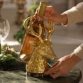 thumbnail image 5 of Christmas Reindeer Wine Bottle Holder, Cute Deer Holiday Decoration, Festive Bottle Wrap Ornament, Winter Party Table Decor Accessory for Home Kitchen Dining Display, 5 of 6