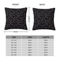 thumbnail image 2 of Yiaed Cool Skull Love Print Pillow Covers Super Soft Decorative Square Throw Pillow Covers Case Cushion Covers for Sofa Couch Bedroom Car Decor（No pillow core）-16"x16", 2 of 7