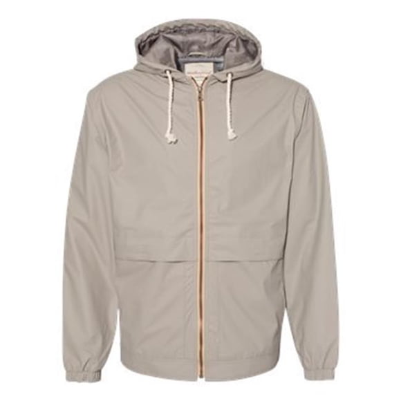 Weatherproof B04452777 Vintage Hooded Rain Jacket, Khaki - 2XL