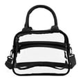 thumbnail image 2 of Deago Clear Tote Bag Stadium Approved Crossbody Shoulder Bag for Women for Travel Sports Events Festivals (Black), 2 of 9