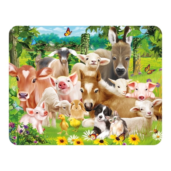3D LiveLife Magnet - Baby Farm Animals from Deluxebase. Lenticular Farm Animal Refrigerator Magnet. Decorative 3D Pet Flat Magnets. Cute Small Magnets for Fridge, Dishwasher and Whiteboard.