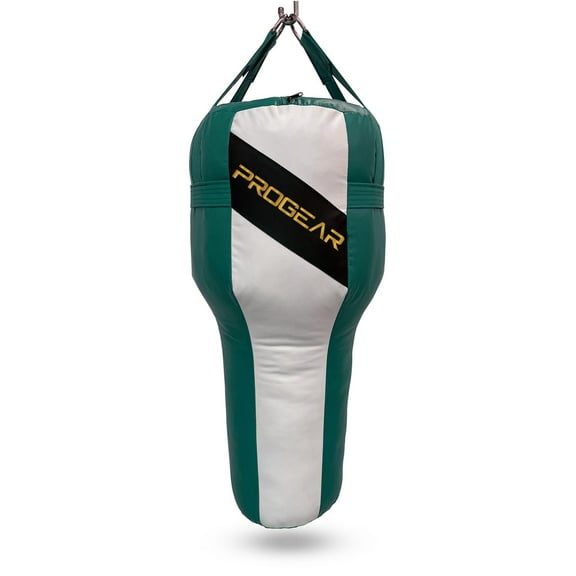 Progear Heavy Angle Punching Bag Filled White Green