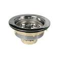 thumbnail image 4 of Keeney K1439PC Heavy Duty Kitchen Sink Strainer with Power Ball Basket, Chrome, 4 of 11