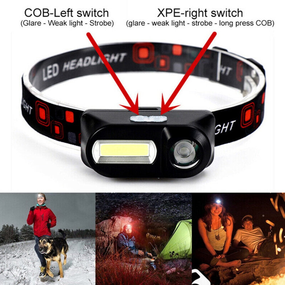 3 Modes USB Rechargeable Headlamp COB LED Headlight Waterproof Head Torch Lamp 3 Modes USB Rechargeable Headlamp COB LED Headlight Waterproof Head Torch Lamp