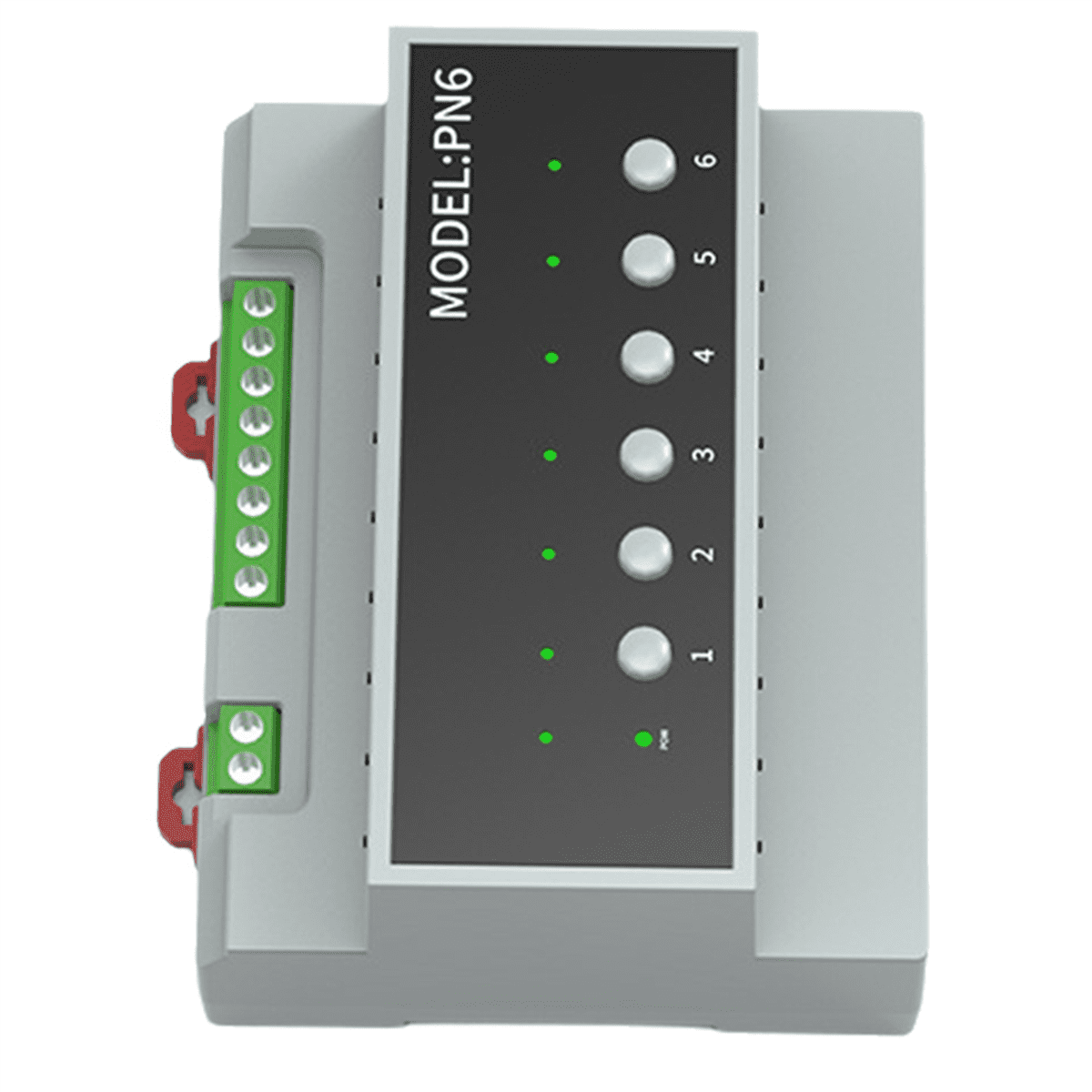 2X Tuya Smart Zigbee 6CH Relay Switch Module Remote Control Appliance Control Module Supports 3-Way Motor Control,2 x Relay Switch Module,Grey