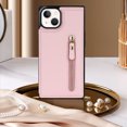thumbnail image 3 of SaniMore Case for iPhone 14 Plus 6.7" 2022 with Card Slots, PU Leather Zipper Wallet Crossbody Lanyard Flip Kickstand Full-body Protective Retro Shockproof Cover for Girls Women, Pink, 3 of 14