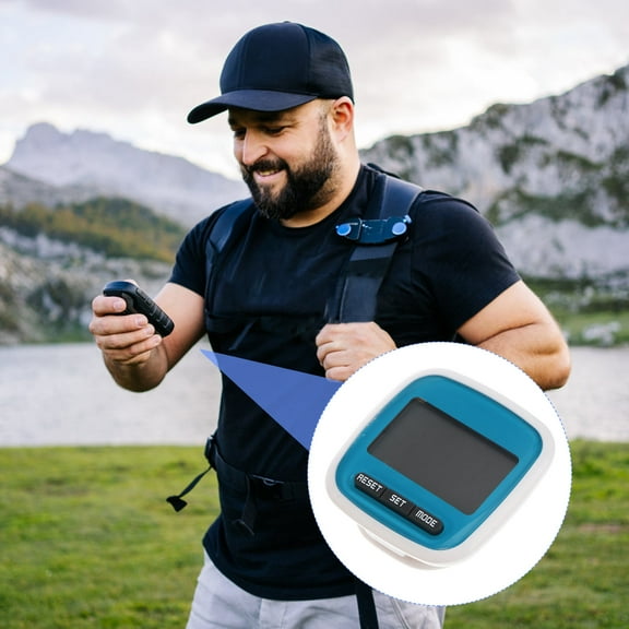 ORDDIART Pedometer Step Counter for Walking, Running, Distance Tracking - 1 Pack Fitness Tracker