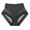 Black, variant on Aoochasliy Deals Ladies Underwear Mid-waist Transparent Mesh Briefs High Elastic Comfortable Ice Silk Briefs Large Size Ultra-thin