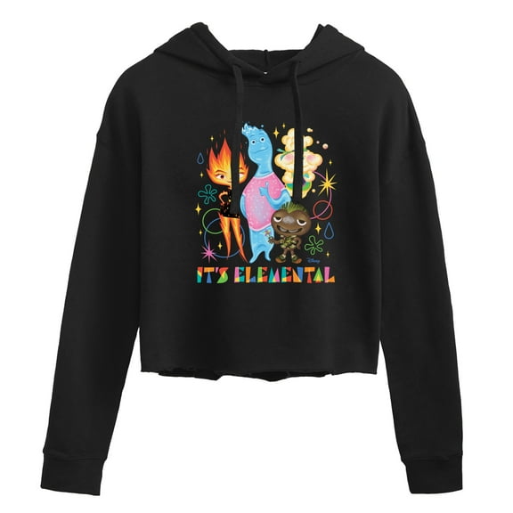 Elemental - Its Elemental - Juniors Cropped Pullover Hoodie