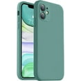 thumbnail image 1 of Étui Compatible avec iPhone 11, Silicone Liquide Amélioré avec [Bords Plats] [Protection de la Caméra] [Doublure en Microfibre Douce Anti-Rayures] Étui de Téléphone pour iPhone 11 6.1 Pouces - Vert Pin, 1 of 4
