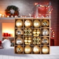 thumbnail image 1 of Juego de Bolas navideñas de 36 piezas BLESIY Adorno colgante Oro, 1 of 8