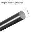 thumbnail image 2 of Uxcell Plastic Round Rod,3/8" Dia 20" Length,Black FRP Fiberglass Round Rod Engineering Plastic Bar 2Pcs, 2 of 5