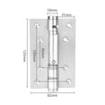 thumbnail image 1 of Porte Automatique Ferme Charnières Robustes Porte-Ressort Réglable Ressort Multifonction Tampon Charnière Bout à Bout pour les Chaudières Appartements, 1 of 1