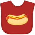 thumbnail image 3 of Inktastic Funny Hot Dog Boys or Girls Baby Bib, 3 of 4