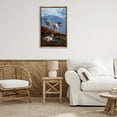thumbnail image 3 of Stupell Industries Dall Sheep on Cliff Landscape & Nature Photography Brown Floater Framed Canvas Art Print Wall Art, 21 x 31, 3 of 10