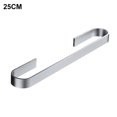 thumbnail image 4 of Toallero Toallero Toallero Baño Toallas Estante Percha Negro Plata Aluminio-Magnesio Colgar En La Pared Toallero Organizador Cocina Estante De Almacenamiento Methold HA024331-02, 4 of 6
