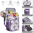 thumbnail image 5 of Funny Dinosaur Lover Backpack Cooler – Leakproof Insulated Cooler Bag with Cartoon Dino Print, Ideal for Work, Picnic, Travel & Family Outings, 5 of 6