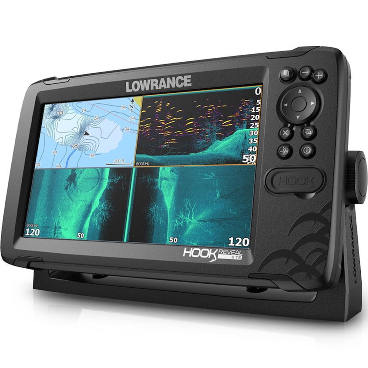 Buy Lowrance 00015851001 Hook Reveal 9 In. Fishfinder TripleShot with