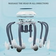 thumbnail image 5 of NF Automatic Scalp Massager Octopus Head Massager with 14 Vibrating Contacts, 5 Modes, Smart Timing, Electric Head Massager for Scalp Stress Relaxation, Relieve Headaches (Grey), 5 of 9