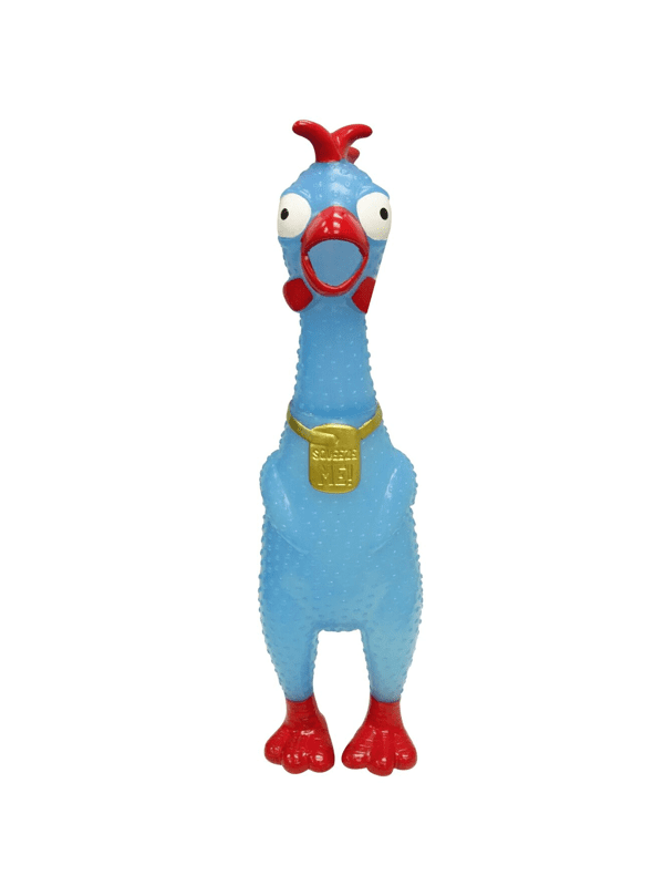 Animolds Squeeze Me Rubber Chicken ToyScreaming Rubber Chickens for KidsNo