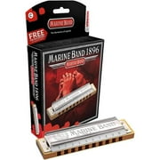 Hohner Marine Band Natural Minor Harmonica in Chrome - Key of D