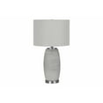 thumbnail image 2 of Table Lamp Lighting, 25"h, Table Lamp, Grey Ceramic, Grey Shade, Modern,Bedroom Lamp, 2 of 7