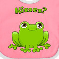 thumbnail image 4 of Inktastic Kisses? Cute Frog Boys or Girls Baby Bib, 4 of 4