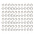 thumbnail image 1 of 500Pcs Metal Flower Shape Bead Caps for Jewelry Making Silver Retro Design, 1 of 8