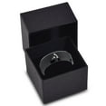 thumbnail image 3 of Tungsten Savory Slice Pepperoni Pizza Food Band Ring 8mm Men Women Comfort Fit Black Beveled Edge Brushed Polished, 3 of 4