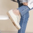 thumbnail image 5 of Zapatos planos de estilo coreano para mujer, primavera y verano 2022, de piel de vaca auténtica, sin cordones, informales, de alta calidad, 5 of 5