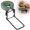 Fabric Style - Green, variant on Postuois Foldable Headrest Bracket for Bed, Adjustable Memory Foam Stomach Pillow, Portable Massage Face Cradle (Fabric Style - Green)