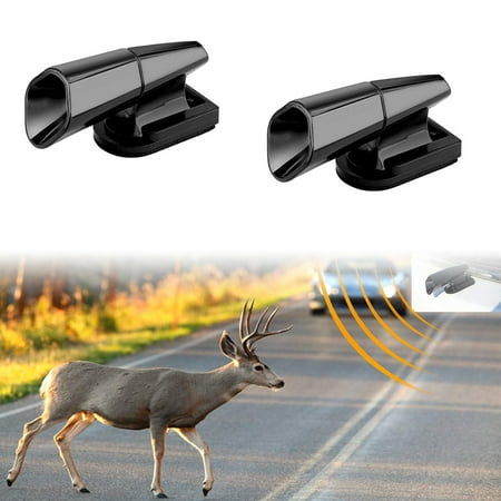 Flmtop 2Pcs Ultrasonic Animal Saving Wind Whistle Cars Motorcycle Deer  Warning Repeller