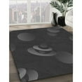 thumbnail image 2 of Ahgly Company Indoor Rectangle Patterned Charcoal Black Area Rugs, 5' x 7', 2 of 6