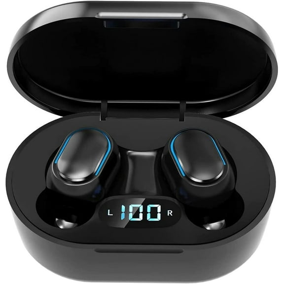 Wireless Earbuds, Bluetooth 5.3 Headphones HiFi Deep Bass with Mic ,120H Playtime LED Display ,IPX7 Waterproof Button Control True Wireless Earphones,One-Step Pairing,In-Ear Noise Reduction Headset