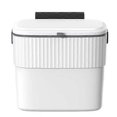 thumbnail image 1 of Kitchen Trash Can - Hanging Trash Can with Lid, Wall-Mounted Garbage Can for Kitchen Cabinet Door, Small Under Sink Trash Can for Cupboard, Bathroom, 1 of 5
