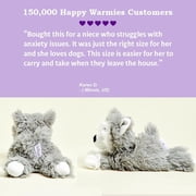 Warmies Junior 9” Husky Stuffed Animal, Microwavable Heated Plushies and Weighted Soft Plush Toys