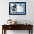 thumbnail image 2 of ArtToFrames Collage Photo Picture Frame with 1 - 8x10 and 2 - 5x7" Openings, Framed in Black with Liberty Blue and Black Mats (CDM-3926-1128), 2 of 8