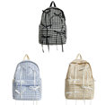 thumbnail image 1 of Mochila A Cuadros Con Lazo Informal para Mujer (), 1 of 9