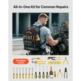 thumbnail image 3 of VEVOR Tool Backpack with Tools 65 Pockets Tear-resistant Jobsite Backpack, 3 of 9