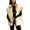 Khaki, variant on Womens Puffer Vest Stand Collar Full Zip Sleeveless Bubble Puffer Vest Quilted Padded Warm Coat Outwear