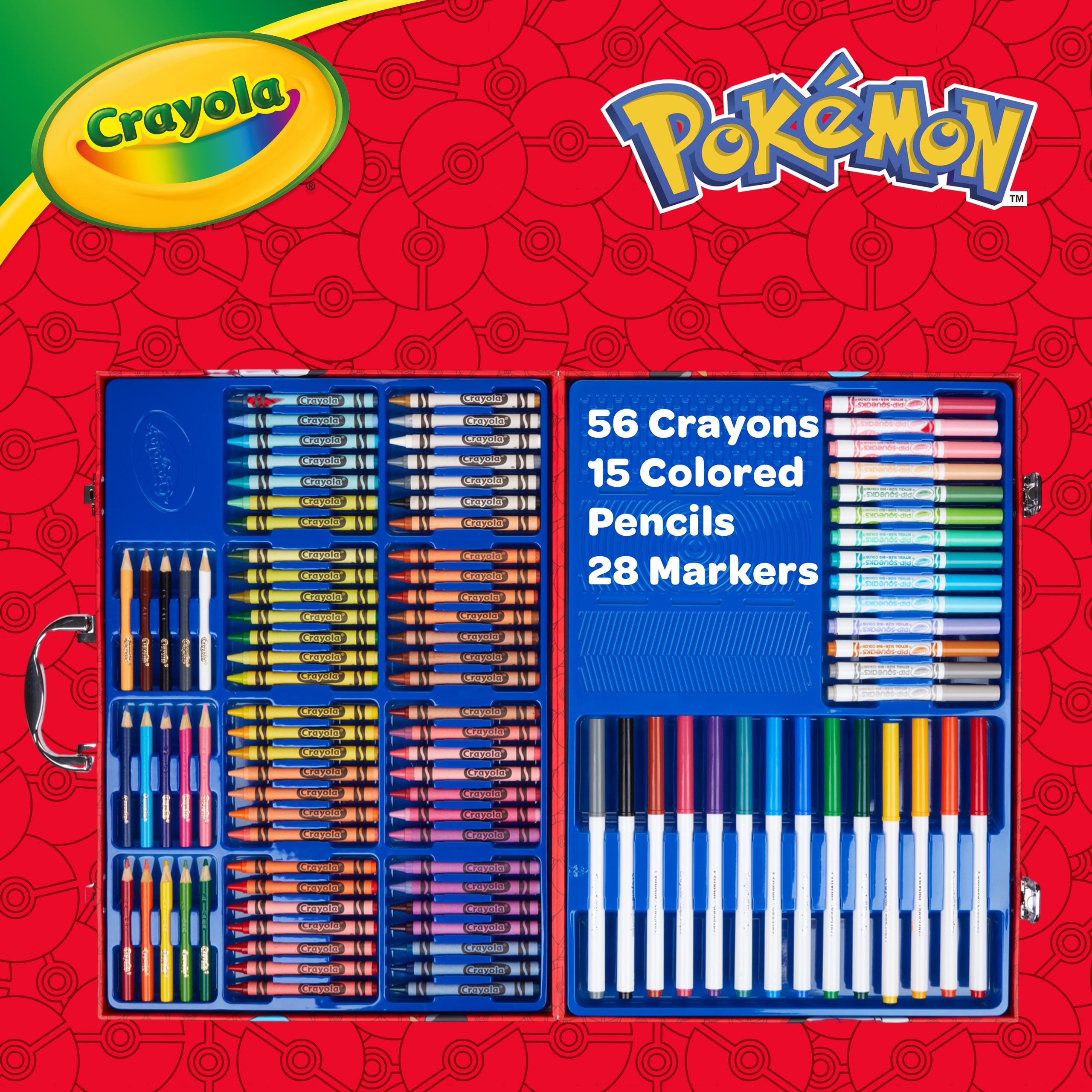 Crayola Pokémon Imagination Art Set (115pcs), Kids Art Kit, Includes  Pokemon Coloring Pages, Pokemon Gifts for Kids, Ages 5+ : Everything Else 