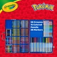 Crayola Pokémon Imagination Art Coloring Set, 115 Pcs, Pokemon Toys