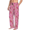 thumbnail image 2 of Yiaed Watermelon Print Men's Lounge Pants, Loose PJ Bottoms, Long Pajama Pants for Men-Medium, 2 of 5