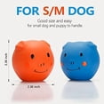 thumbnail image 3 of Juguetes para Perros Chirriantes - Lindas y Divertidas Pelotas de LáTex PequeñOs Medianos (Paquete 6), 3 of 5