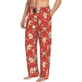 thumbnail image 3 of Kdxio Japanese Maneki Cats Print Men's Sleep Pajama Pant Lounge Pants with Pockets, 3 of 8